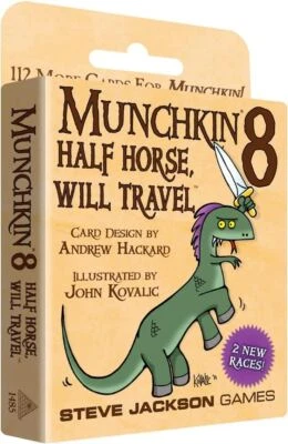 MUNCHKIN 8 HALF HORSE WILL TRAVEL CARD GAME - Image 1 of 4