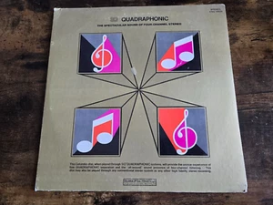 SQ Quadrophonic- The Spectacular Sound of Four Channel Stereo Various LP Vinyl - Picture 1 of 6