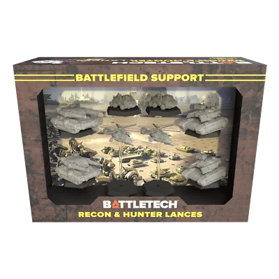 CATALYST (CAT) BattleTech: Battlefield Support – Recon & Hunter Lances [ForcePack]