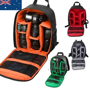 Travel Camera SLR DSLR Backpack Waterproof Bag Rucksack Bag Backpack Case AU - Picture 1 of 21