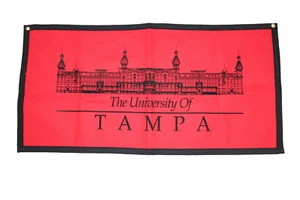 Vintage University of TAMPA Felt Banner Pacific Collegiate Large 35” X 17.5” USA - Picture 1 of 4