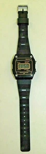 Digital Quartz Black Watch - Water Resistant - Removable Band - Picture 1 of 3