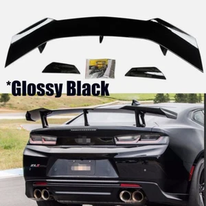 ZL1 1LE STYLE TRUNK SPOILER WING FOR 2016-2023 CHEVY CAMARO LT RS SS GLOSS BLACK - Bild 1 von 17