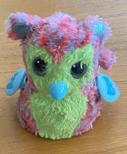 Hatchimal Pink, Blue & Green Interactive Bird Toy Everything Works Blue Wings - Picture 1 of 7