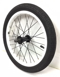 Trek 16" Bicycle Front White Wheel ALLOY with 1.75" Tire Mini-BMX Kids Bike #B98 - Picture 1 of 3