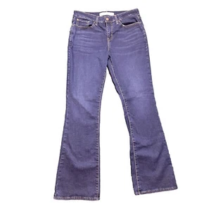 Signature Levi Strauss Gold Damen 10 Dunkelblau Stretch Denim Bootcut Jeans - Bild 1 von 11