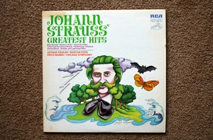 Arthur Fiedler/Boston Pops LP “Johann Strauss Greatest Hits" RCA Red Seal, NM  - Imagen 1 de 3