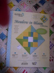 NEW Jo-Ann Fabrics Quilt Block Of The Month Meadow In Bloom #2 SUNSHINE - Picture 1 of 1