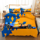 F1 Duvet Cover 2/3 Pcs FIA Formula 1 Hd Pattern Printing Bedding Set Pillowcase/
