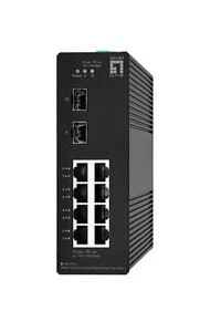 LevelOne Hilbert 10-Port Industriel Gigabit Smart Lite Commutateur,8 X RJ45 - Photo 1/3