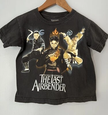 The Last Airbender Black T Shirt Kids Youth XS-Ech (4/5) M Night Shyamalan - Image 1 of 4