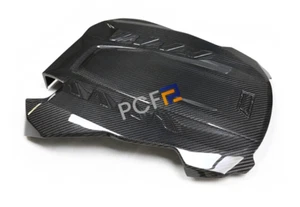 Fits 2020-2024 BMW X5M/X6M F95 F96 Dry Carbon Fiber Engine Hood Cover Trim 1Pcs - Picture 1 of 12