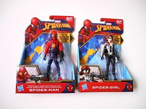 2017 Hasbro / Marvel Comics figures: PROTO-SUIT SPIDER-MAN + SPIDER-GIRL