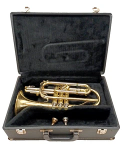 BLESSING XL USA Brass Coronet w Mouthpieces & Original Case ~ Please See Photos - Picture 1 of 18