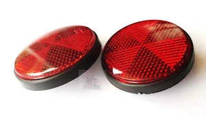FOR Yamaha DT100 DT125 DT175 DT250 DT360 DT400 XT250 XT500 Reflector L/R New 5mm - Picture 1 of 4
