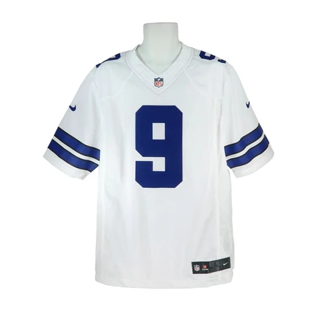 Nike Men's Dallas Cowboys Limited Jersey Romo #9 Patched-On 2016 Season White Cover