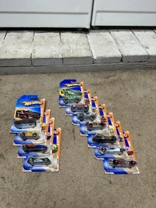2010 Hotwheels Track Stars Bundle #2-#12 Rare Vintage (Brand New Factory Sealed) - Bild 1 von 24