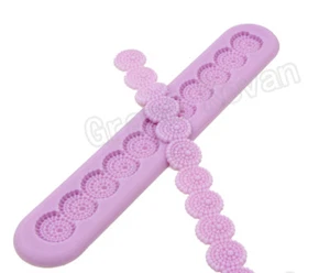 Foodgrade Silicone Lace Mat Fondant Cake Decoration Tools DIY Baking Tool - Picture 1 of 2