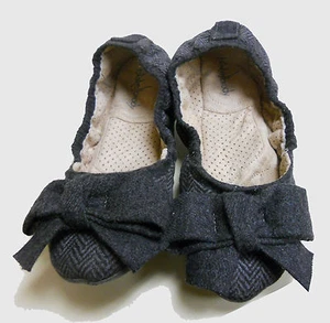 NUEVO BLAKE BRODY Lauren - Espiga Gris Oscuro - YOGA - ZAPATOS BAILARINA talla 9.5~10 - Imagen 1 de 4