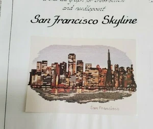 SAN FRANCISCO SKYLINE Cross Stitch Chart by Art Ventures Jean Lanning ©1990 - Picture 1 of 4