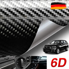 6D Auto Folie Autofolie Vinyl Aufkleber 300x30cm Wasserdichter Carbon Kohlefaser