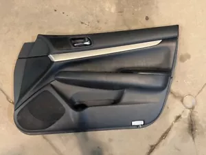 OEM 2007 2008 INFINITI G35 Sedan Front RH Passenger Door Trim Panel Black - Picture 1 of 6