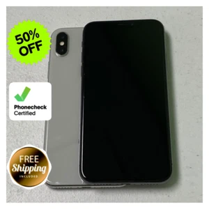 Apple iPhone X 64GB 256GB Space Gray Silver Mint Unlocked Verizon AT&T T-Mobile - Picture 1 of 9