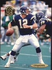 1995 SP Championship Die Cuts Chargers Football Card #201 Stan Humphries