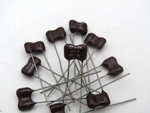 ( 10 PCS ) 22pF 500V 5% Mica Dipped Capacitor SAHA -- NOS - Picture 1 of 1