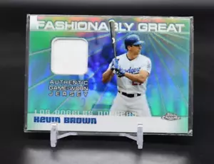 2004 TOPPS CHROME FASHIONABLY GREAT KEVIN BROWN GU JERSEY CARD REFRACTOR FGR-KB - Picture 1 of 2