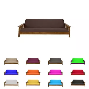 Coprisedili futon, coprimaterasso, protezione copriletto, taglia doppia marrone - Foto 1 di 1