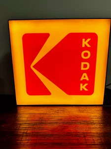 Kodak Camera/Film Brand Logo - LED Light up logo/Wall Art - Picture 1 of 3