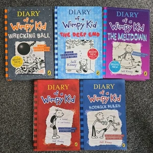 Diary Of A Wimpy Kid - 2 Paperback & 2 Hardback - Picture 1 of 1