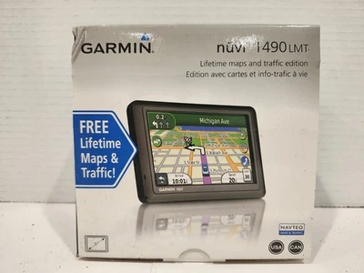 Garmin Nuvi 1490T GPS Updated with Latest Map of NA  Traffic Edition - Image 1 of 4