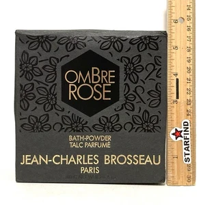Ombre Rose Bath Powder Talc Perfume Jean Charles Brosseau 6 oz Paris 180g NEW - Picture 1 of 11