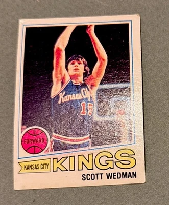 1977-78 Topps #17 Scott Wedman White Backs - Image 1 of 2
