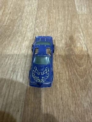 Pontiac Firebird vintage Hot Wheels Hot Bird azul Hong Kong 1977 suelto RARO Foto 1 de 4