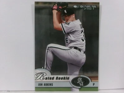 2003 Donruss Rated Rookie Jon Adkins #44 - Image 1 of 2