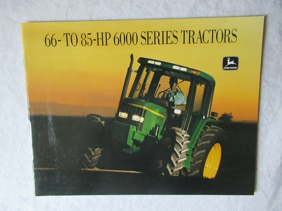 John Deere 6200 6300 6400 6500 6000 Series Tractor Sales Brochure 32 Pages - Image 1 of 1