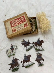 Kieler BIZ 1739 German Uhlan Cavalry WWI Flat Tin Soldiers – Boxed Set  - Picture 1 of 6