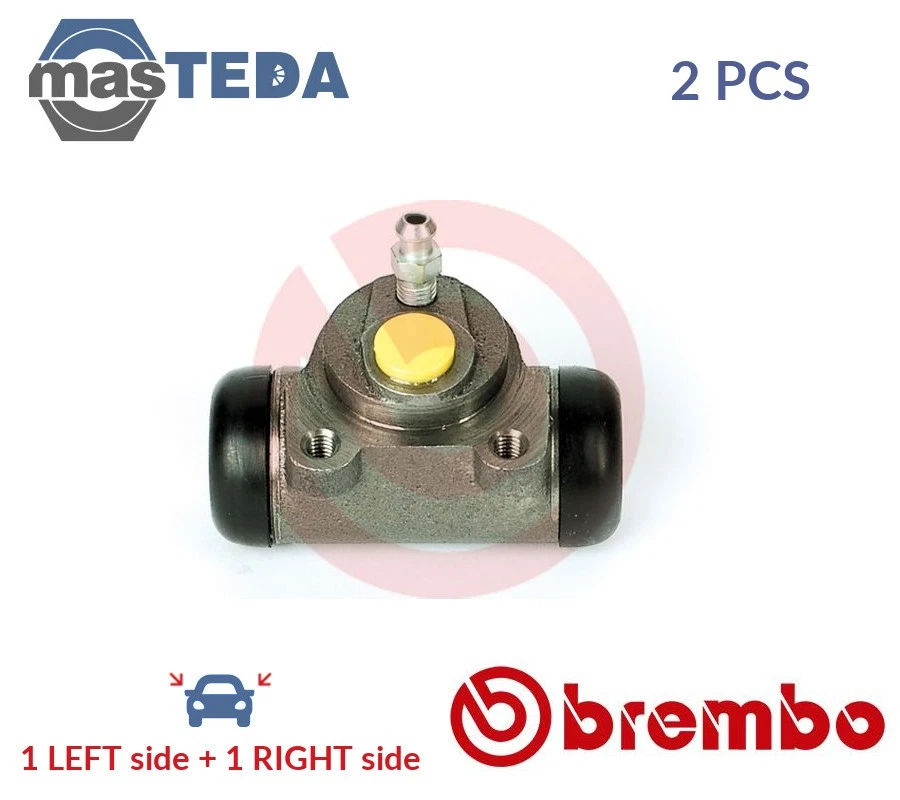 A 12 103 DRUM WHEEL BRAKE CYLINDER PAIR REAR BREMBO 2PCS FOR PEUGEOT 505,504 - Image 1 of 4