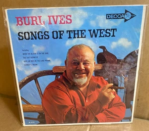 Burl Ives – Songs Of The West LP Vinyl 1961 Folk Country VG - Picture 1 of 10