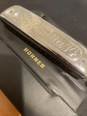 Hohner 257 Chrometta 14 Chromatic Harmonica, Key Of C Major - Image 1 of 4