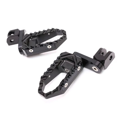 Black TRC 40mm Lower Front Wide Footpegs For Ducati SuperSport 750 All Year - Imagem 1 de 4