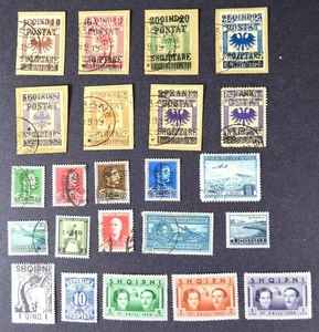 ALBANIEN Briefmarken gute Gruppe 29 gemischt (HcY10) - Bild 1 von 5