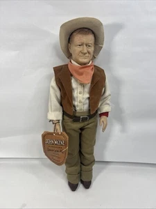 Vintage Effanbee Legend Series John Wayne bambola figura cowboy simbolo del West 17" - Foto 1 di 7