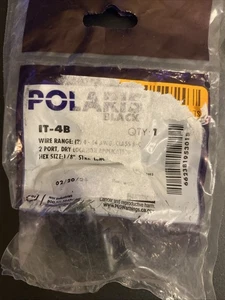 Polaris 4-14 AWG Connettore per Rubinetto Isolato con Sacco, Nero - Foto 1 di 2