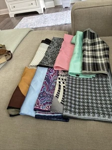 10 Pocket Squares - Picture 1 of 2
