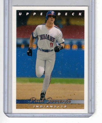 1993 Upper Deck #196 Paul Sorrento - Indians - Image 1 of 2