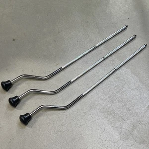 10mm x 21" Chrome Floor Tom Drum Legs  with Rubber Feet • Set of 3 • NEW - Picture 1 of 3